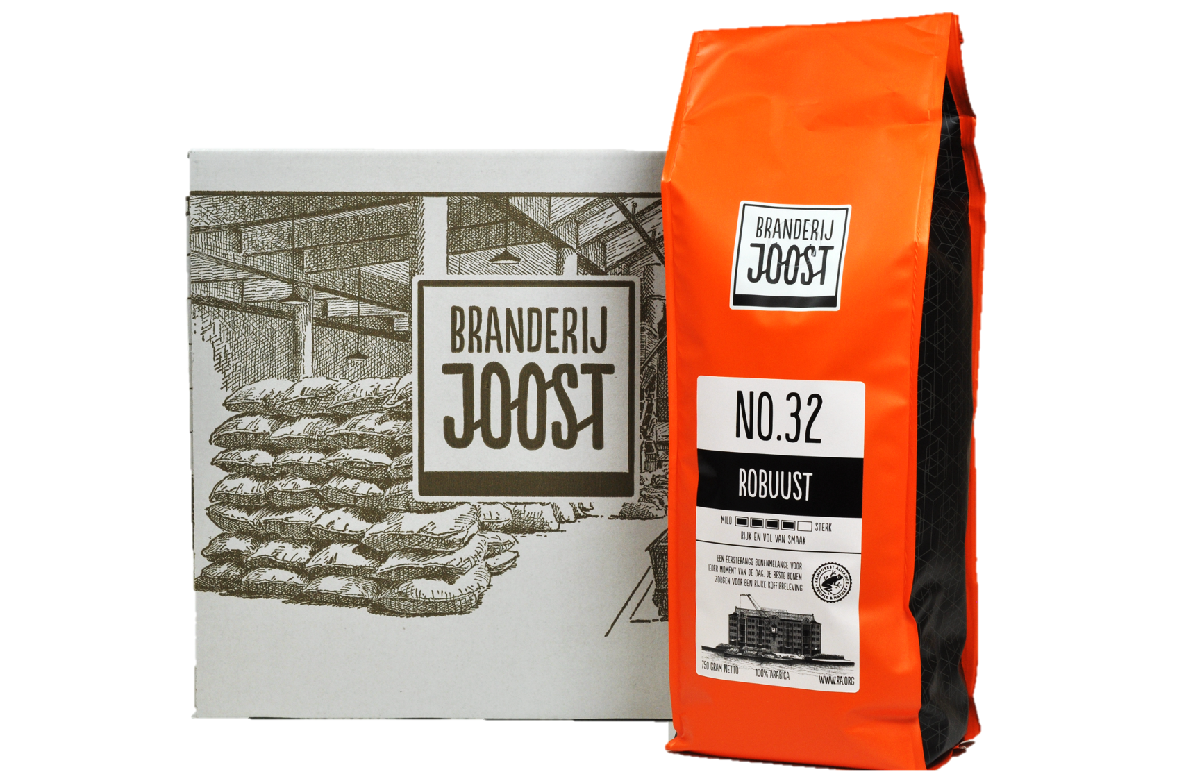 No.32 Robuust 6 x 750 g  doos voordeelprijs 